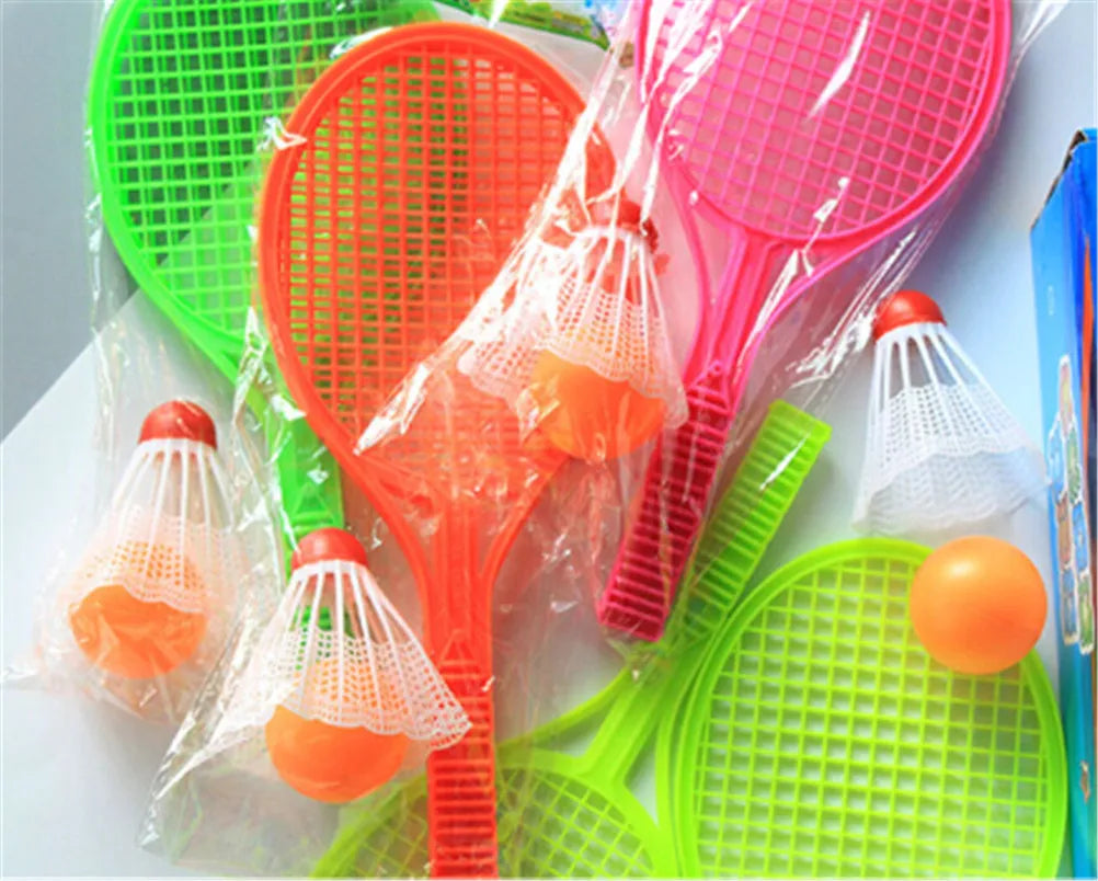 Kids Outdoor Badminton Tennis Set Racket Parent-child Sport Educational Toys