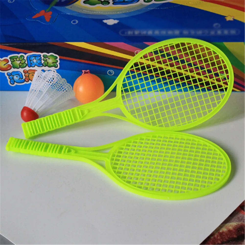 Kids Outdoor Badminton Tennis Set Racket Parent-child Sport Educational Toys