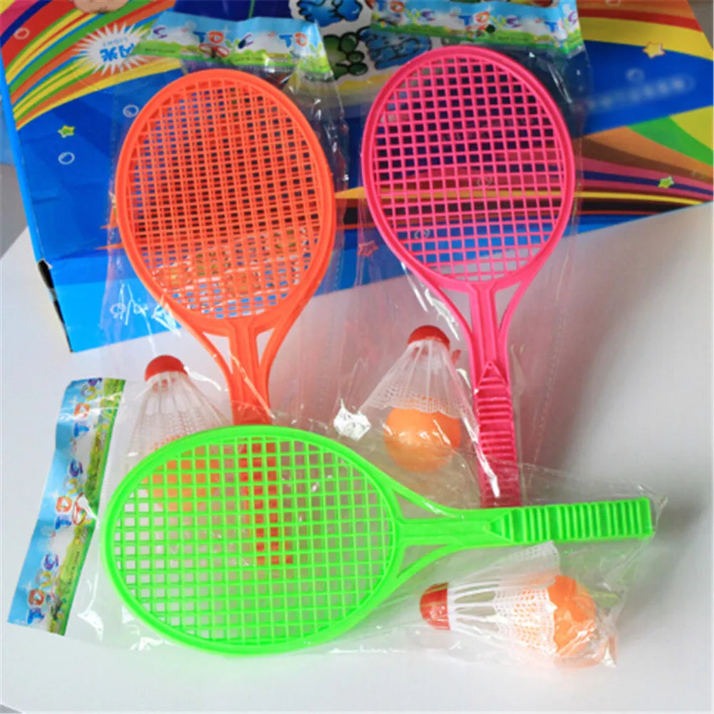 Kids Outdoor Badminton Tennis Set Racket Parent-child Sport Educational Toys