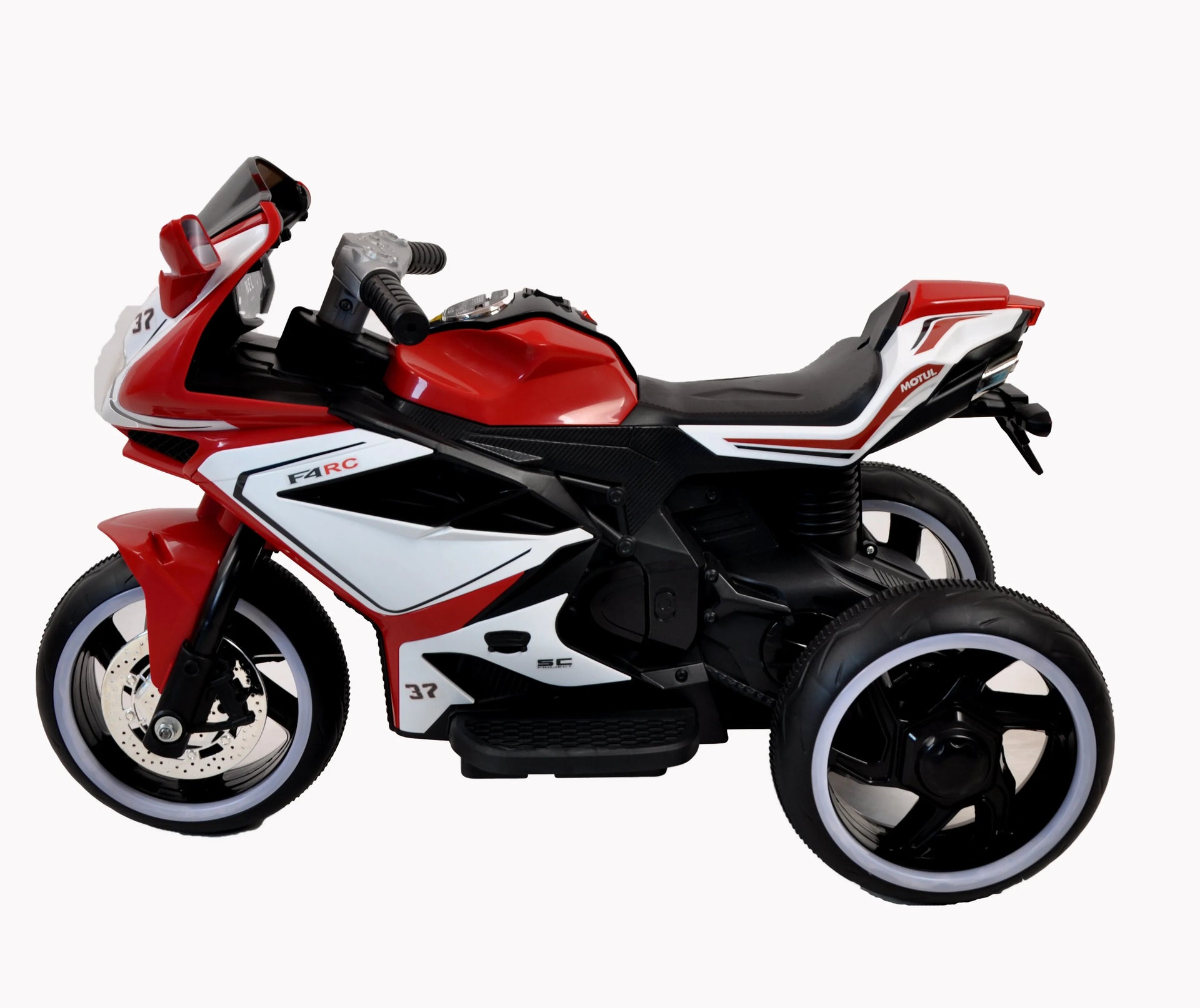 Plastic Red 6V Kids Electric motorcycle