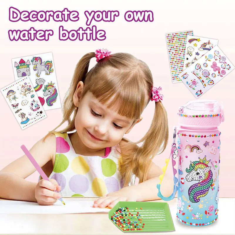 Kids Unicorn Water Bottle DIY