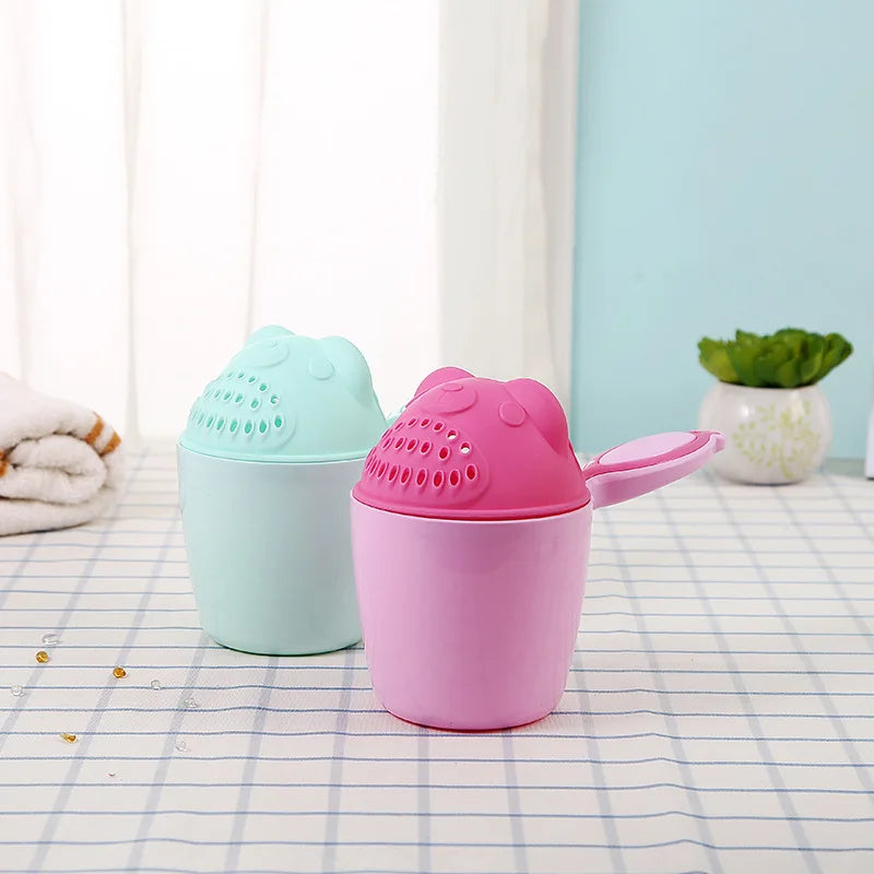 Cartoon Baby Bath Caps Toddle Shampoo Cup