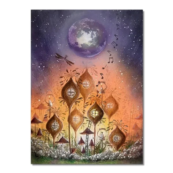 Multiple Houses and Roads Clear Silicone Stamps