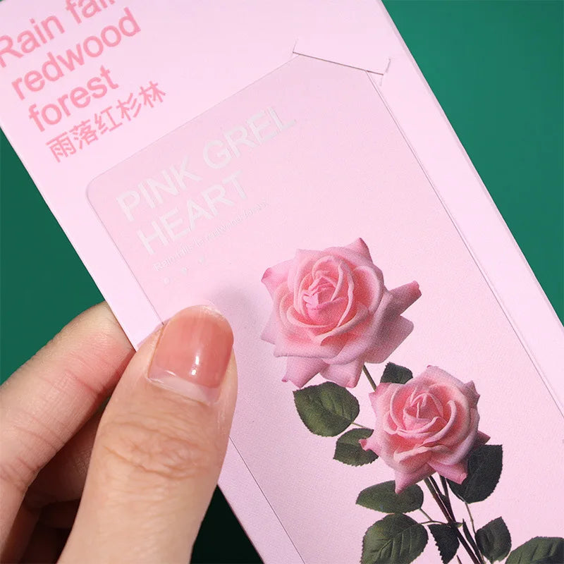 Flowers themed bookmarks