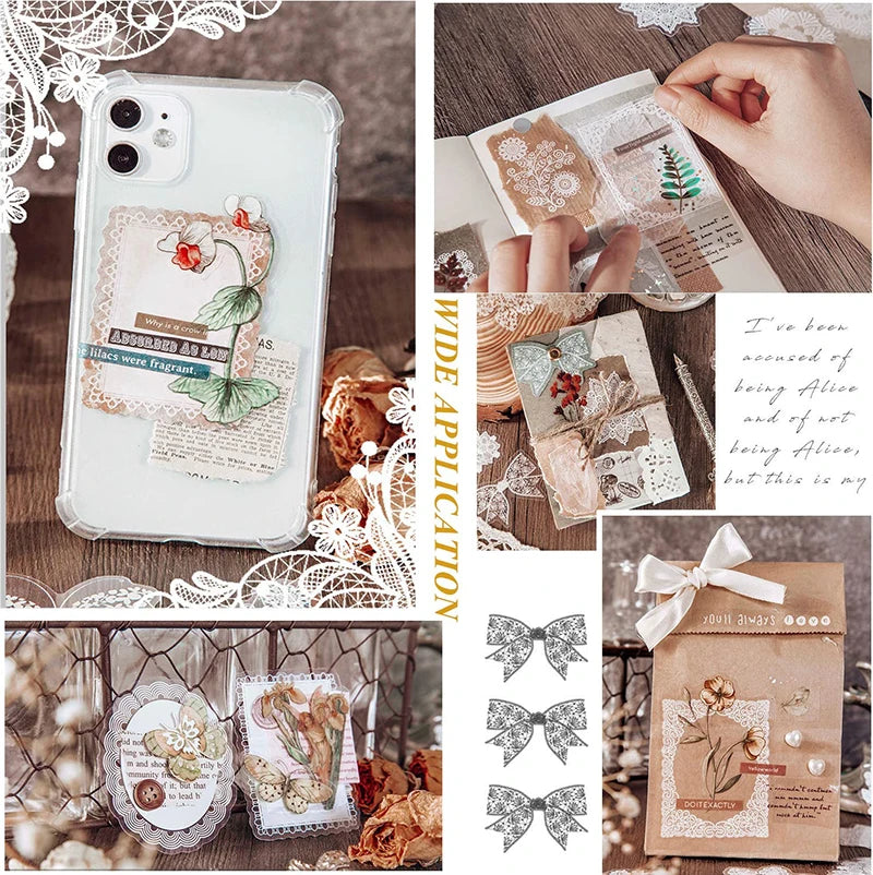 Vintage Journaling Scrapbooking Stickers