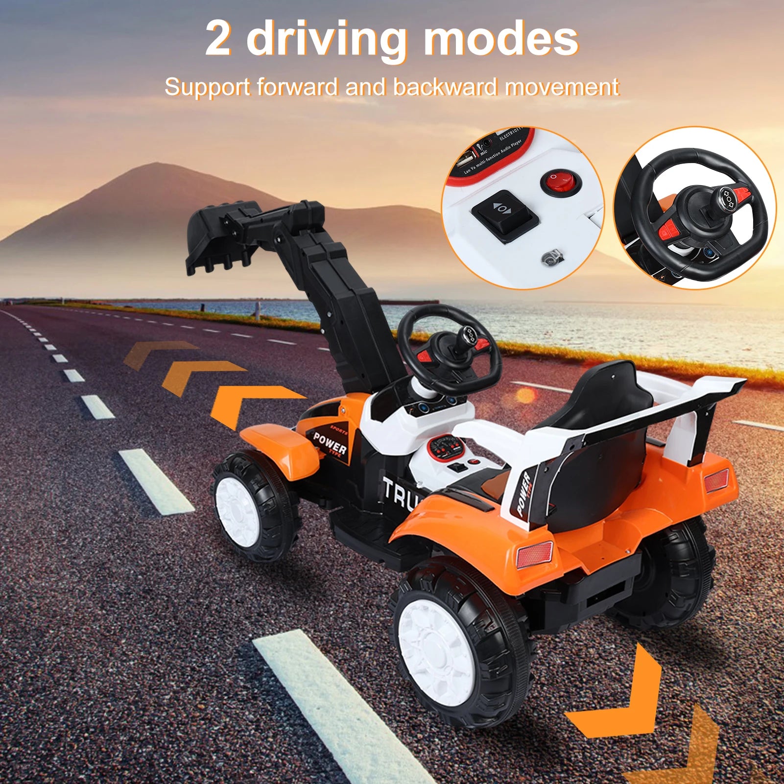 electric excavator Toy Car