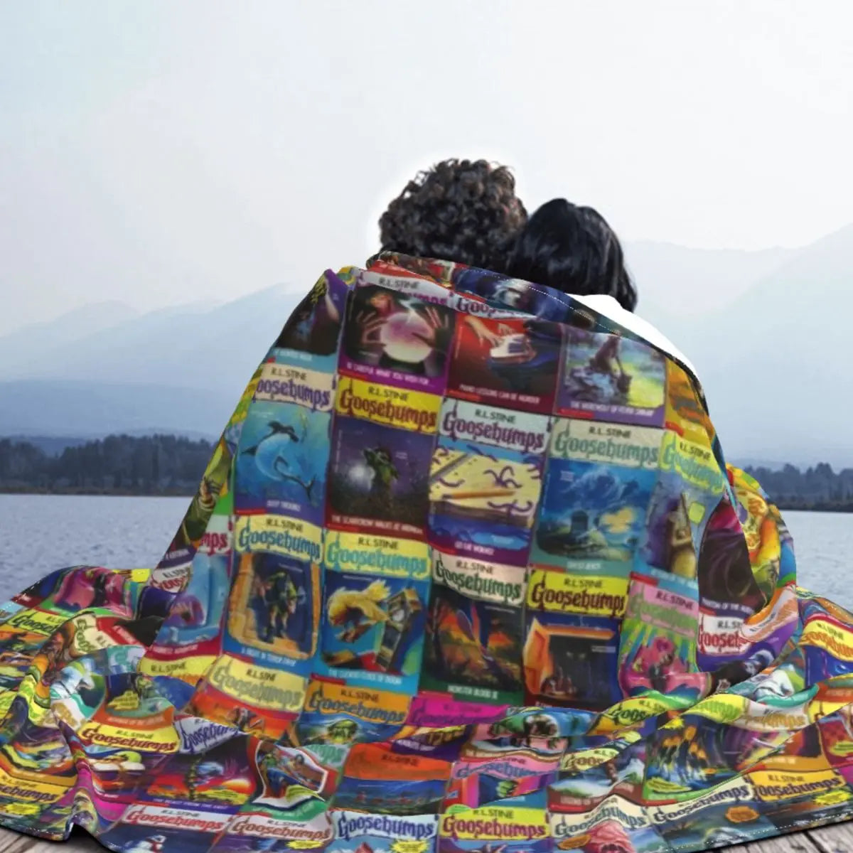 Goosebumps Masterpiece Throw Blanket Sofa Quilt manga Beach Blankets