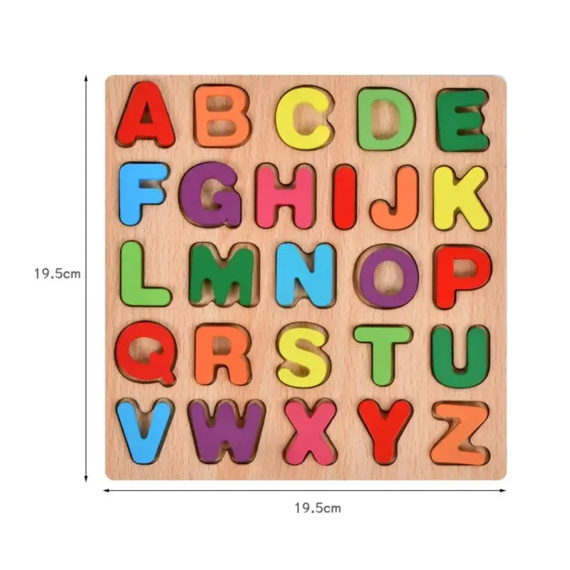 Alphabet Number Wooden Puzzles