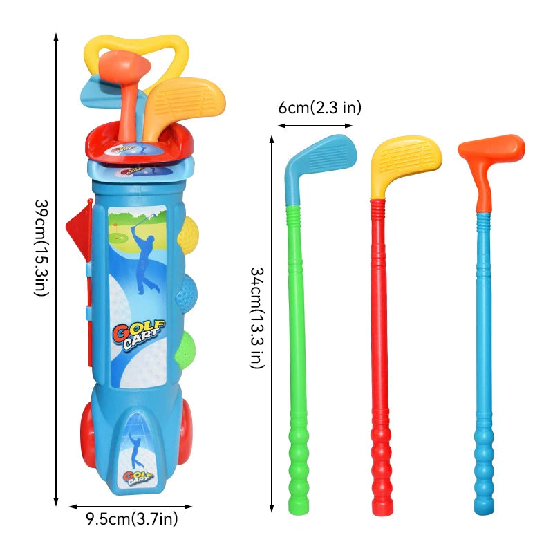 Retractable Toy Golf Clubs Interactive Toys