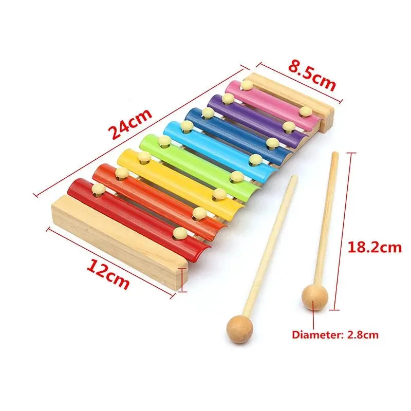 Montessori Wooden Xylophone Musical Instrument