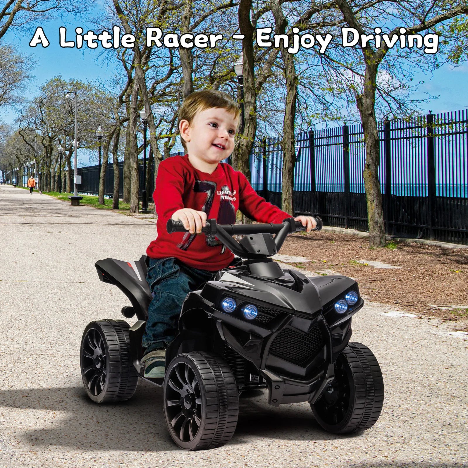 Ride on Quad Car Toy with LED Lights