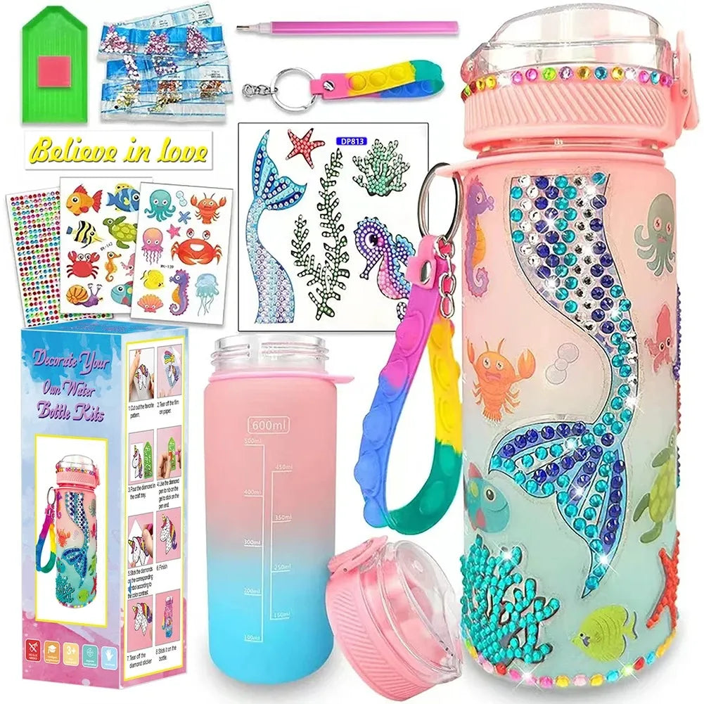 Kids Unicorn Water Bottle DIY