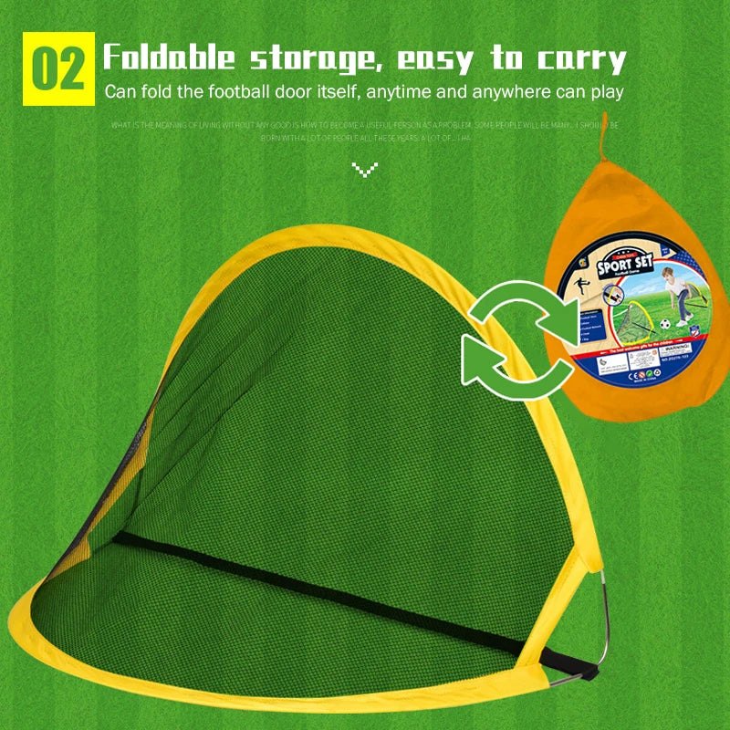 Portable Soccer Football Goal Net Folding
