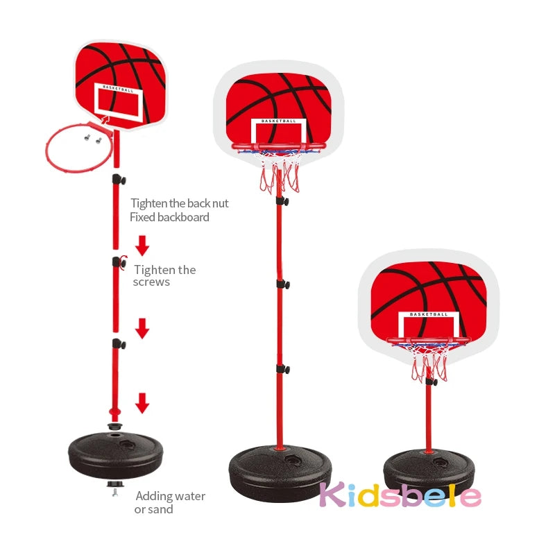 Adjustable Basketball Hoop 63-150CM Stand Rack