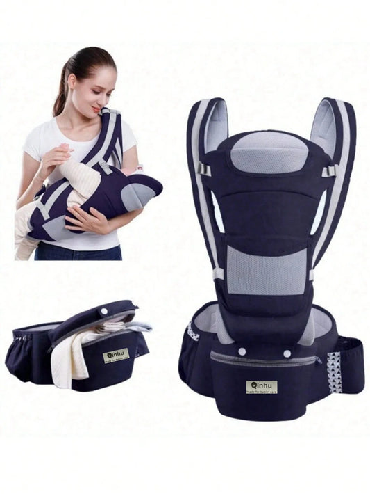 Adjustable Ergonomic Baby Carrier With Hip Seat