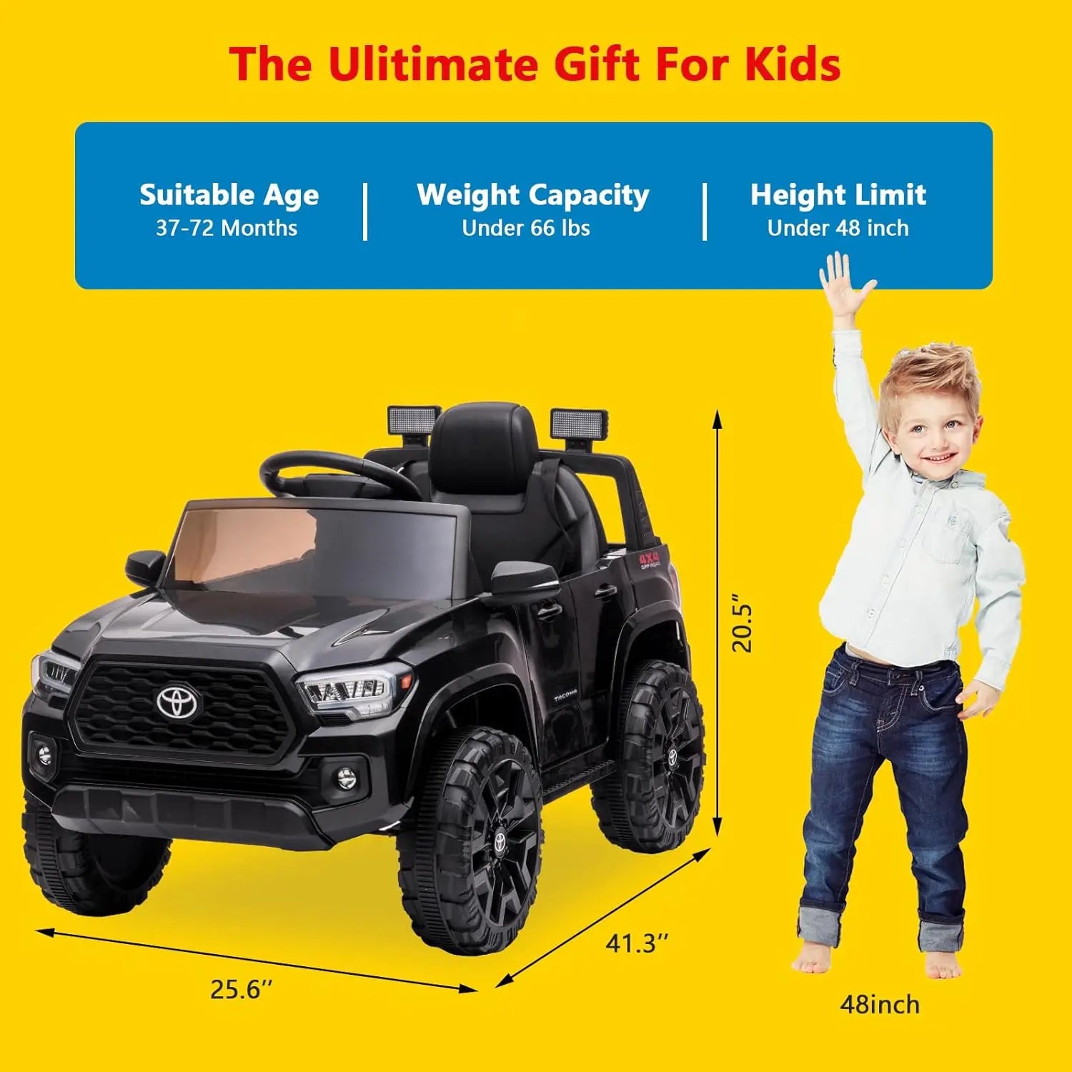 Truck Electric Vehicle Toy with Remote Control