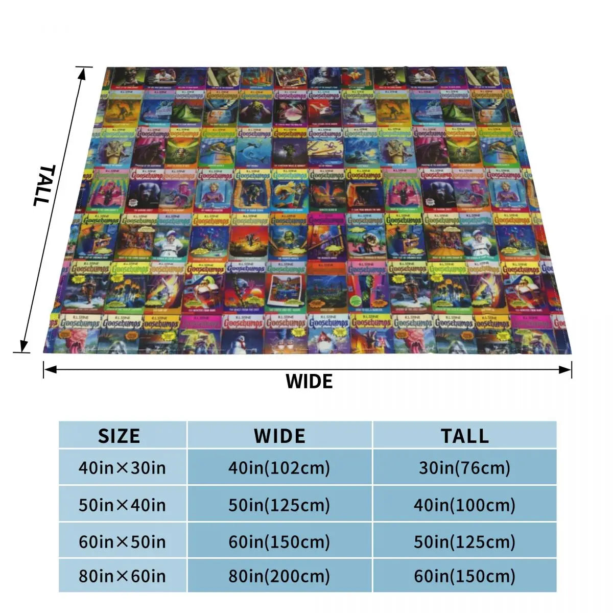Goosebumps Masterpiece Throw Blanket Sofa Quilt manga Beach Blankets