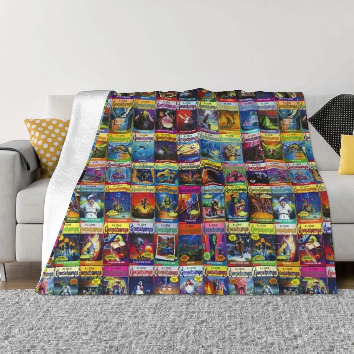 Goosebumps Masterpiece Throw Blanket Sofa Quilt manga Beach Blankets
