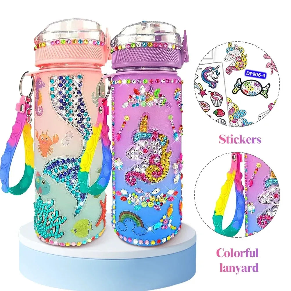 Kids Unicorn Water Bottle DIY