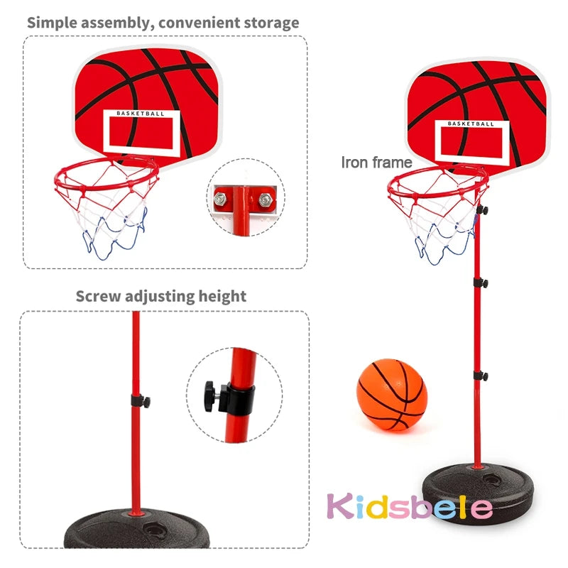 Adjustable Basketball Hoop 63-150CM Stand Rack