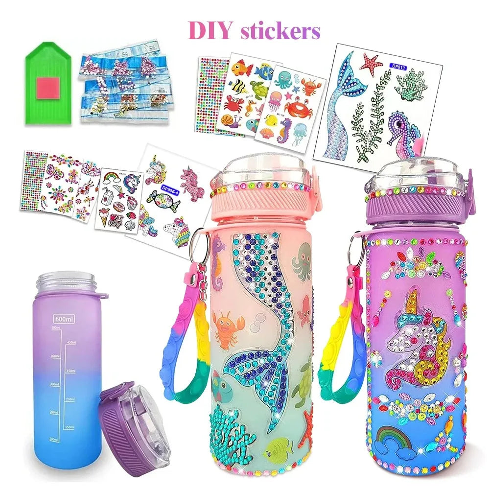 Kids Unicorn Water Bottle DIY
