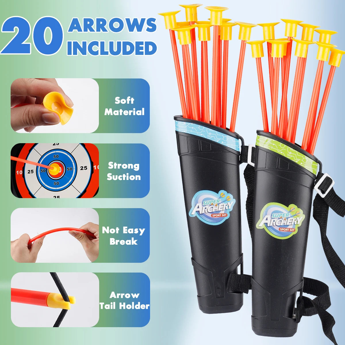 LED Archery Toy Set