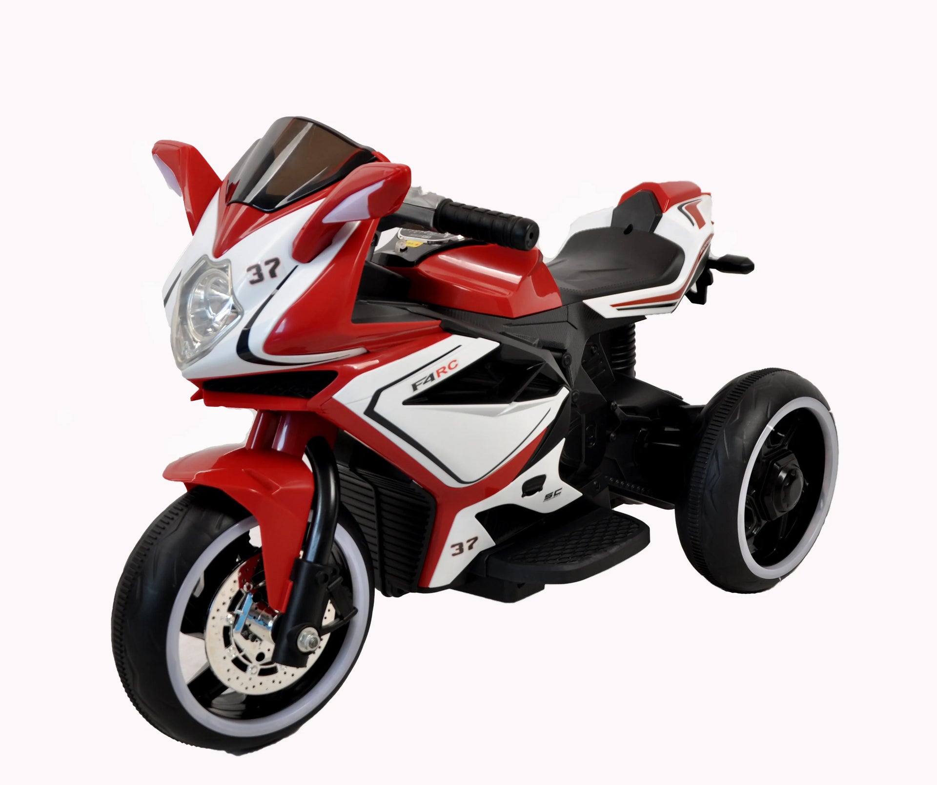 Plastic Red 6V Kids Electric motorcycle