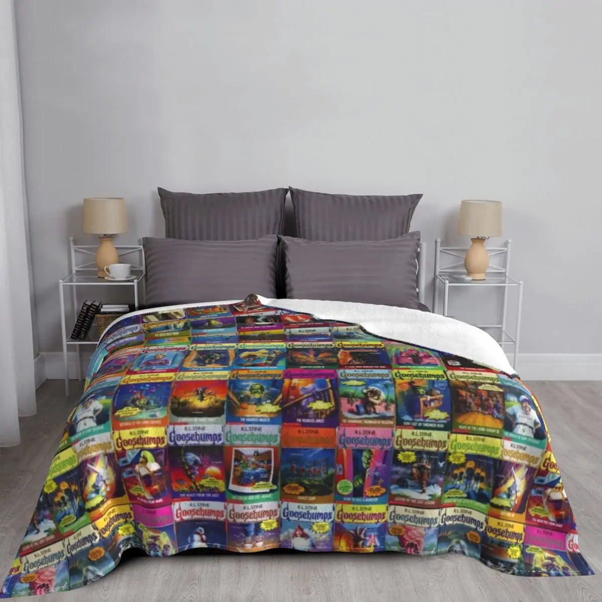 Goosebumps Masterpiece Throw Blanket Sofa Quilt manga Beach Blankets