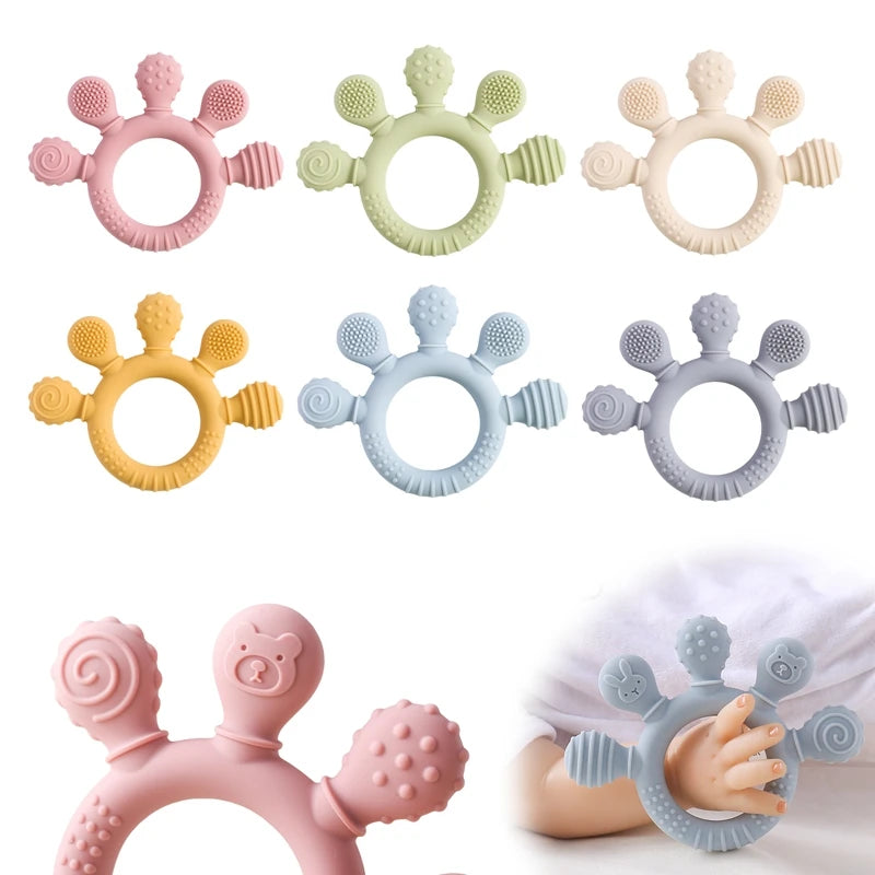 Silicone Teether Food Grade Sensory Toys for Toddlers