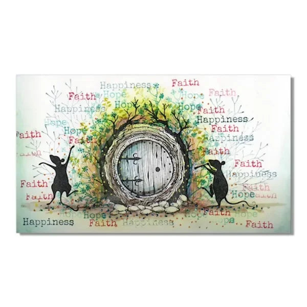 Multiple Houses and Roads Clear Silicone Stamps
